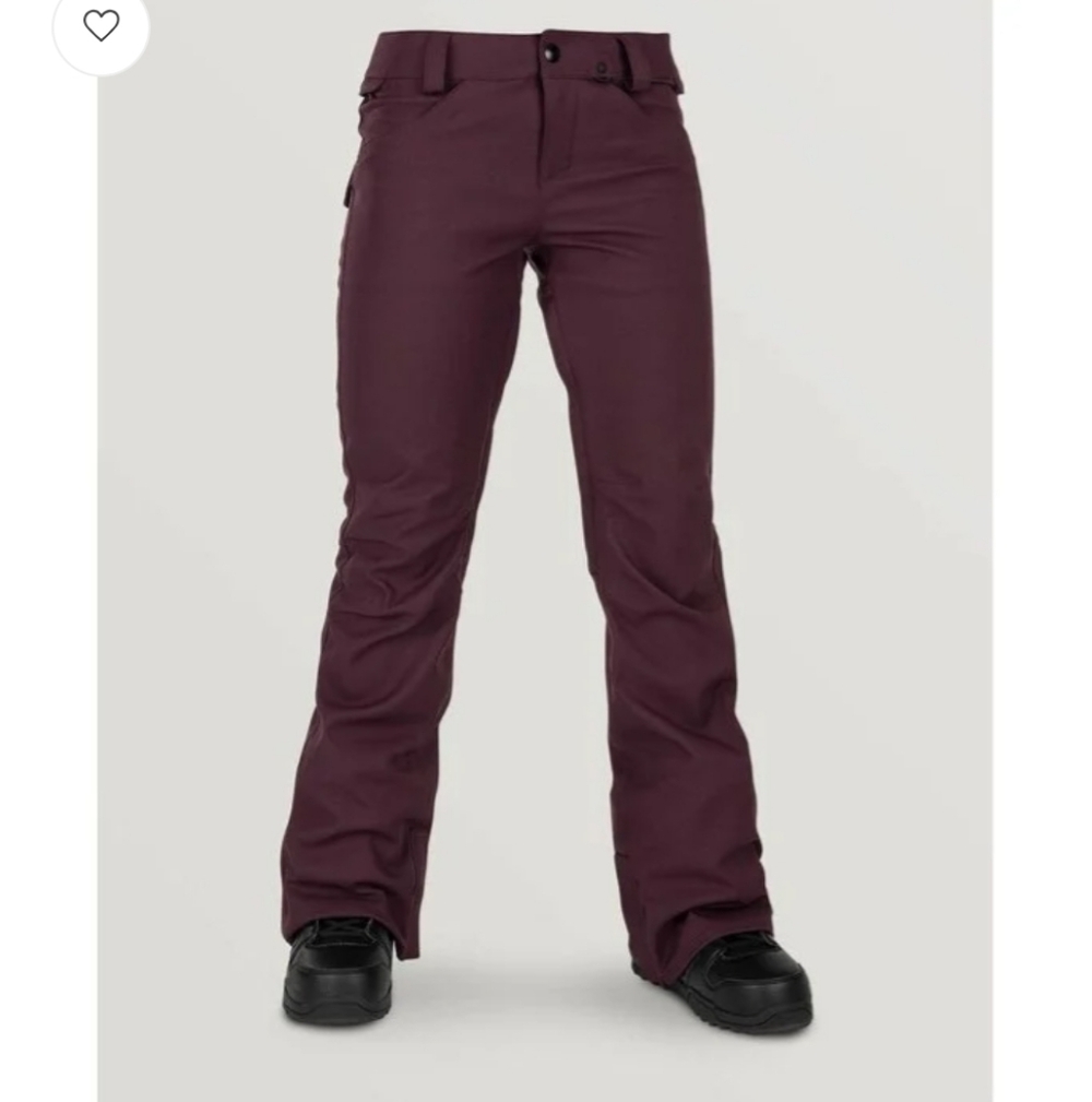 NWOT Volcom Women's Species Stretch Pant In color Merlot